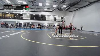 165 lbs 9th Place Match - Anthony Levri, Case Western Reserve vs Paden Gordinier, Adrian