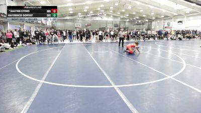 130 lbs Champ. Rd Of 32 - Kaydence Gortat, Stallions Wrestling Club vs Kalynn Lyons, Nebraska Wrestling Academy