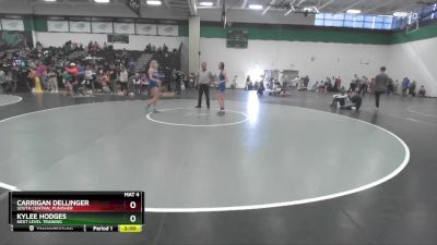 115 lbs Cons. Round 3 - Carrigan Dellinger, South Central Punisher vs Kylee Hodges, Next Level Training