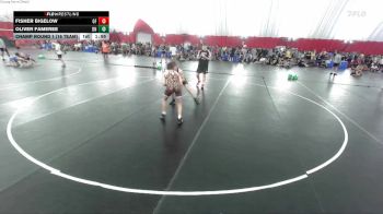 113 lbs Champ Round 1 (16 Team) - Fisher Bigelow, Oconto Falls vs Oliver Fameree, Denmark