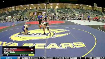 134 lbs Round 1 (4 Team) - Talen Shaffer, Illinois Valley vs Brady Otley, Crane