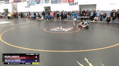 126 lbs Cons. Round 1 - Rylen LaBonte, Valdez Youth Wrestling Club Inc. vs Nicholas Harris, Chugach Eagles Wrestling Club