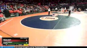 1 lbs Cons. Round 1 - Brian Seed, Lawrenceville vs Ryder Roelf, Sherrard