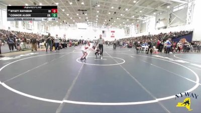67 lbs Cons. Round 5 - Connor Alger, Club Not Listed vs Wyatt Rathbun, Fulton Wrestling