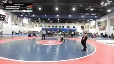 155 Girls Semifinal - Natalia Righellis, Olympian vs Edna Rodriquez, Poway