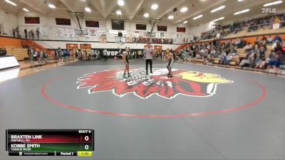 84 lbs Round 1 - Braxten Link, Greybull MS vs Kobbe Smith, Tongue River