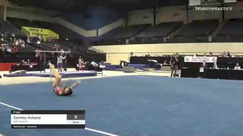 Sammy Holland - Floor, EVO Gym FL - 2021 USA Gymnastics Development Program National Championships