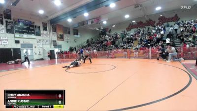 120 lbs Champ. Round 2 - Emily Aranda, Warren vs Andie Rustad, Foothill