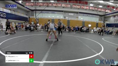 115 lbs Rr Rnd 2 - Breckyn Moyers, Lone Grove Takedown Club vs Jaydis Peterson, Standfast OKC