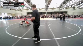 60-B lbs Quarterfinal - Deaglan Harrison, Steller Trained vs Owen Zimmerman, Mat Assassins