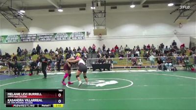 160 lbs Cons. Round 4 - Kasandra Villarreal, Mt. San Antonio College vs Melanie Levi Burrell, Santa Ana College