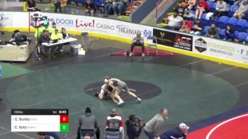 132 lbs 5th Place - Emory Gunby, Bishop McCort vs Carter Soto, Owen J Roberts