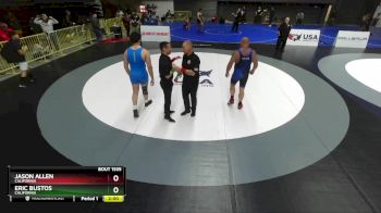 97 lbs Quarterfinal - Jason Allen, California vs Eric Bustos, California