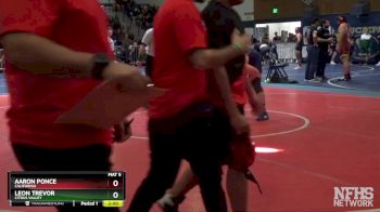 220 lbs Champ. Round 2 - Leon Trevor, Citrus Valley vs Aaron Ponce, California