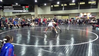 190 lbs Round 3 (6 Team) - Davin Basile, WALA vs Jacksen Pitts, Trojan WA
