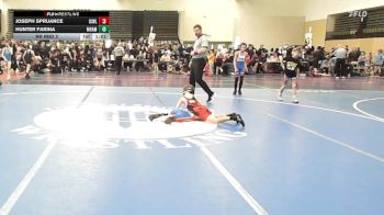 57 lbs Rr Rnd 2 - Joseph Spruance, ICWL Bruisers Club - ESC vs Hunter Farina, Maine Hammahs - ESC