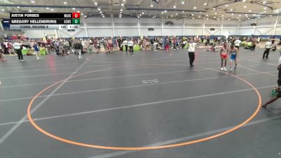 113 lbs Cons. Round 8 - Justin Forbes, Unattached vs Gregory Hellendrung, Unattached