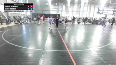 8U Girls - 43 lbs Champ. Round 3 - Caliyah Cruz, AZ vs Maggie Stolen, WA