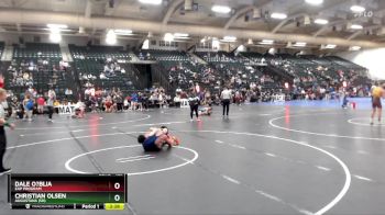 125 lbs Cons. Round 3 - Christian Olsen, Augustana (SD) vs Dale O?Blia, EAP Program