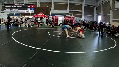 165 lbs Quarters - Brock Armstrong, Team Idaho Wrestling Club vs Zyon Trujillo, Nevada