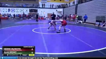 120 lbs Champ. Round 2 - George Selmeister, Cascade Youth Wrestling Club vs Elijah Broady, Contenders Wrestling Academy