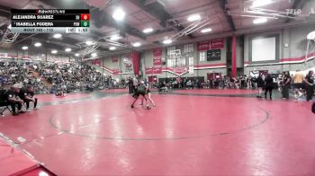 110 lbs Champ. Round 2 - Isabella Fodera, Poway vs Alejandra Suarez, South Hills