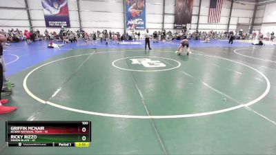 100 lbs Rd# 4- 2:00pm Friday Final Pool - Ricky Rizzo, Minion Black vs Griffin McNair, NCWAY National Team