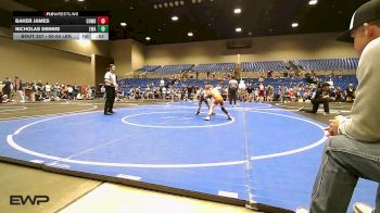 50-55 lbs 5th Place - Baker James, Cowboy Wrestling Club vs Nicholas Dennis, Elite Wrestling Academy
