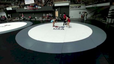 145 lbs Dulcy Martinez, SJWA - San Joaquin Wrestling Association vs Italy Cabrera, KCWA - Kern County Wrestling Association