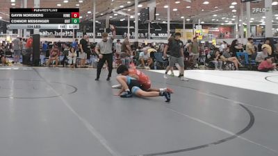 134 lbs Rr Rnd 2 - Gavin Nordberg, Homegrown White - HSC vs Connor Messinger, Grit Mat Club Red - HSC