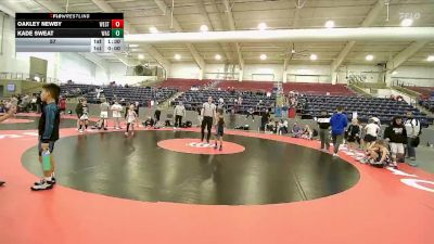 57 lbs Quarters & 1st Wb (16 Team) - Oakley Newby, Westlake vs Kade Sweat, Wasatch