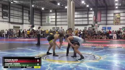 165 lbs Round 1 (4 Team) - Cooper Ogden, MOORE COUNTY BRAWLERS - GOLD vs Ethan Black, GROUND UP USA