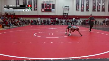 141 lbs Champ. Round 2 - Mason DesRochers, Unattached vs Riley Lord, Cal Poly Humboldt