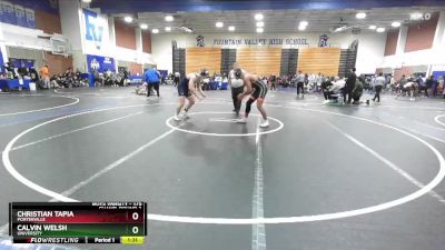 175 lbs Champ. Round 3 - Christian Tapia, Porterville vs Calvin Welsh, University