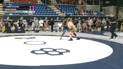 120 lbs Cons. Rd Of 16 - Camm Colgate, California vs Miles Molina, Maryland