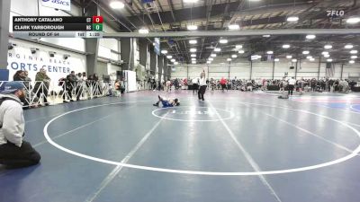 100 lbs Round Of 64 - Anthony Catalano, CT vs Clark Yarborough, NC
