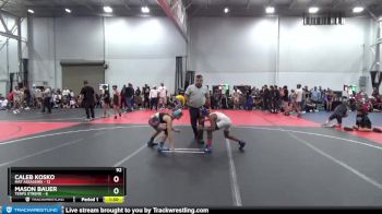 92 lbs Round 5 (6 Team) - Caleb Kosko, Mat Assassins vs Mason Bauer, Terps Xtreme