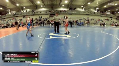 80 lbs Cons. Round 5 - Bryar Hall, Marshfield Youth Wrestling-AA  vs Colt Frazier, Greater Heights Wrestling-AAA