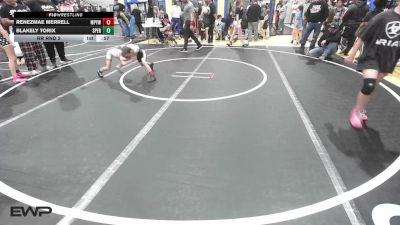 45-51 lbs Rr Rnd 2 - Renezmae Merrell, Mannford Pirate Youth Wrestling vs Blakely Torix, Sperry Wrestling Club