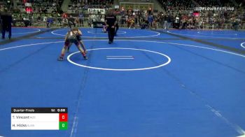 85 lbs Quarterfinal - Tucker Vincent, Maize WC vs Hudson Hicks, Sallisaw TC