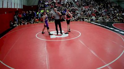 172 lbs Champ. Round 1 - Caleb Snyder, Meyersdale Area Hs vs Richard Zwolinski, Baldwin Hs