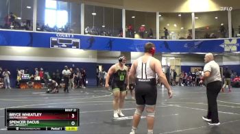 285 lbs Champ. Round 1 - Spencer Dacus, Life University vs Bryce Wheatley, Southeastern