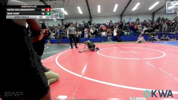 75 lbs Semifinal - Gavin Hollingsworth, Coweta Tiger Wrestling vs Mijo Hart, Pin-King All Stars