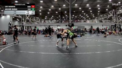 132 lbs Round 2 (4 Team) - Leo Saravia, Maryland Mallets vs Archer Burns, Orchard South WC
