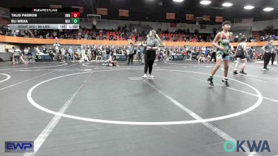 96 lbs 3rd Place - Talis Padron, Shelton Wrestling Academy vs Eli Mejia, Norman Grappling Club