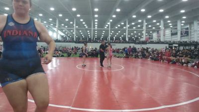 95 lbs McKenzie Mantei, Michigan Blue vs Aaliyah Brown, Indiana Gold