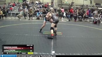 90 lbs Semifinal - Lukas Foster, Callan Wrestling Academy vs Donovan Quinn, Simmons Academy Of Wrestling