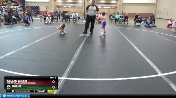 44 lbs 1st Place Match - Kai Burns, MTC vs Kellan Green, Higher Calling Wrestling Club