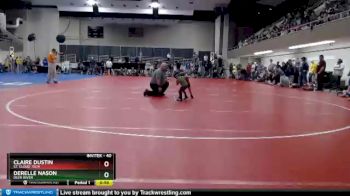 40 lbs Round 2 - Claire Dustin, St. Cloud Tech vs Derelle Nason, Deer River