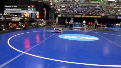 165 lbs Champ. Round 1 - Henry Forte, Williams vs Keegan Demarest, Messiah